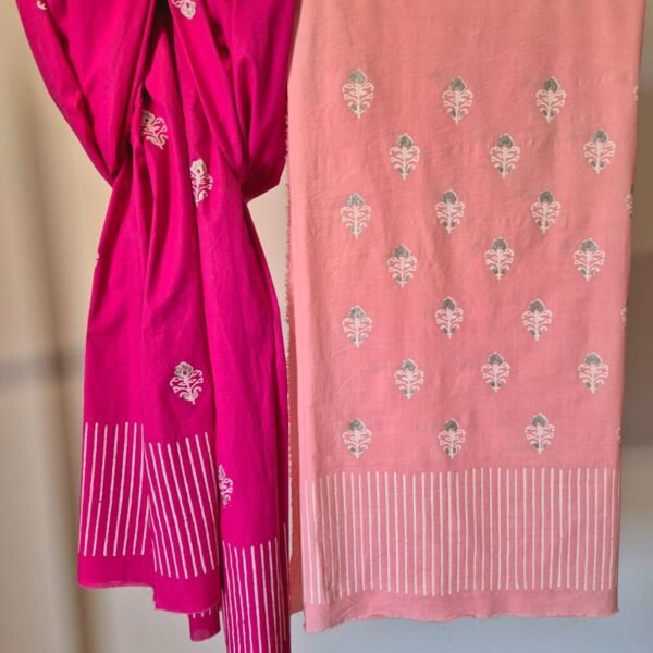 Deep Pink and Light Pink
