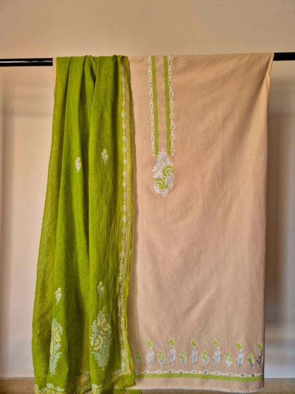 Lime Fern & Biscuit Beige - Image 2