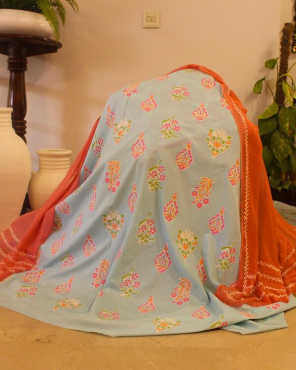 Blue and Peach - Image 3